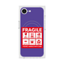 プレミアムスクエアケース with SnapMag［ FRAGILE Sticker - Purple ］