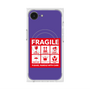 プレミアムスクエアケース with SnapMag［ FRAGILE Sticker - Purple ］