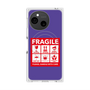 プレミアムスクエアケース with SnapMag［ FRAGILE Sticker - Purple ］