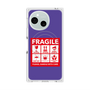 プレミアムスクエアケース with SnapMag［ FRAGILE Sticker - Purple ］