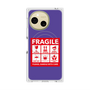 プレミアムスクエアケース with SnapMag［ FRAGILE Sticker - Purple ］