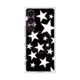 プレミアムスクエアケース with SnapMag［ Stars - Black ］