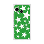 プレミアムスクエアケース with SnapMag［ Stars - Green ］