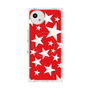 プレミアムスクエアケース with SnapMag［ Stars - Red ］