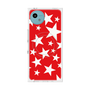 プレミアムスクエアケース with SnapMag［ Stars - Red ］