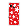 プレミアムスクエアケース with SnapMag［ Stars - Red ］