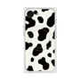 プレミアムスクエアケース with SnapMag［ Cow - White ］