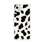 プレミアムスクエアケース with SnapMag［ Cow - White ］