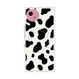 プレミアムスクエアケース with SnapMag［ Cow - White ］