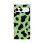 プレミアムスクエアケース with SnapMag［ Cow - Green ］