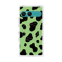 プレミアムスクエアケース with SnapMag［ Cow - Green ］