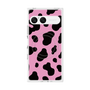 プレミアムスクエアケース with SnapMag［ Cow - Pink ］