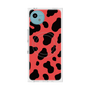 プレミアムスクエアケース with SnapMag［ Cow - Red ］