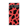 プレミアムスクエアケース with SnapMag［ Cow - Red ］