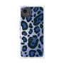 プレミアムスクエアケース with SnapMag［ Leopard - Blue ］