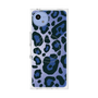 プレミアムスクエアケース with SnapMag［ Leopard - Blue ］
