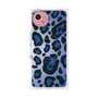 プレミアムスクエアケース with SnapMag［ Leopard - Blue ］