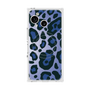 プレミアムスクエアケース with SnapMag［ Leopard - Blue ］