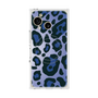 プレミアムスクエアケース with SnapMag［ Leopard - Blue ］