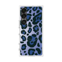 プレミアムスクエアケース with SnapMag［ Leopard - Blue ］