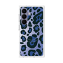 プレミアムスクエアケース with SnapMag［ Leopard - Blue ］