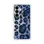 プレミアムスクエアケース with SnapMag［ Leopard - Blue ］