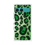 プレミアムスクエアケース with SnapMag［ Leopard - Green ］