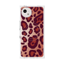 プレミアムスクエアケース with SnapMag［ Leopard - Red ］