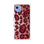 プレミアムスクエアケース with SnapMag［ Leopard - Red ］