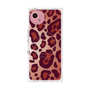 プレミアムスクエアケース with SnapMag［ Leopard - Red ］
