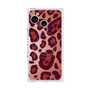 プレミアムスクエアケース with SnapMag［ Leopard - Red ］