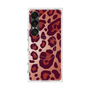 プレミアムスクエアケース with SnapMag［ Leopard - Red ］