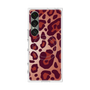プレミアムスクエアケース with SnapMag［ Leopard - Red ］