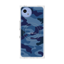 プレミアムスクエアケース with SnapMag［ Camouflage - Blue ］