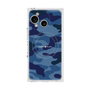 プレミアムスクエアケース with SnapMag［ Camouflage - Blue ］