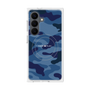プレミアムスクエアケース with SnapMag［ Camouflage - Blue ］