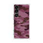 プレミアムスクエアケース with SnapMag［ Camouflage - Pink ］