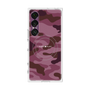プレミアムスクエアケース with SnapMag［ Camouflage - Pink ］