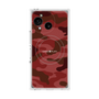 プレミアムスクエアケース with SnapMag［ Camouflage - Red ］