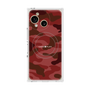プレミアムスクエアケース with SnapMag［ Camouflage - Red ］