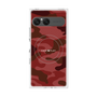 プレミアムスクエアケース with SnapMag［ Camouflage - Red ］