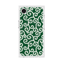 プレミアムスクエアケース with SnapMag［ 唐草模様 - Green ］