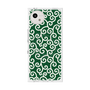 プレミアムスクエアケース with SnapMag［ 唐草模様 - Green ］