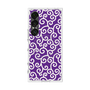 プレミアムスクエアケース with SnapMag［ 唐草模様 - Purple ］