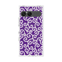 プレミアムスクエアケース with SnapMag［ 唐草模様 - Purple ］