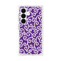 プレミアムスクエアケース with SnapMag［ 唐草模様 - Purple ］