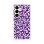 プレミアムスクエアケース with SnapMag［ 唐草模様 - Purple ］
