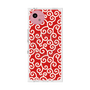 プレミアムスクエアケース with SnapMag［ 唐草模様 - Red ］
