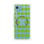 プレミアムスクエアケース with SnapMag［ Apple - Green ］