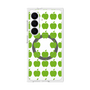 プレミアムスクエアケース with SnapMag［ Apple - Green ］